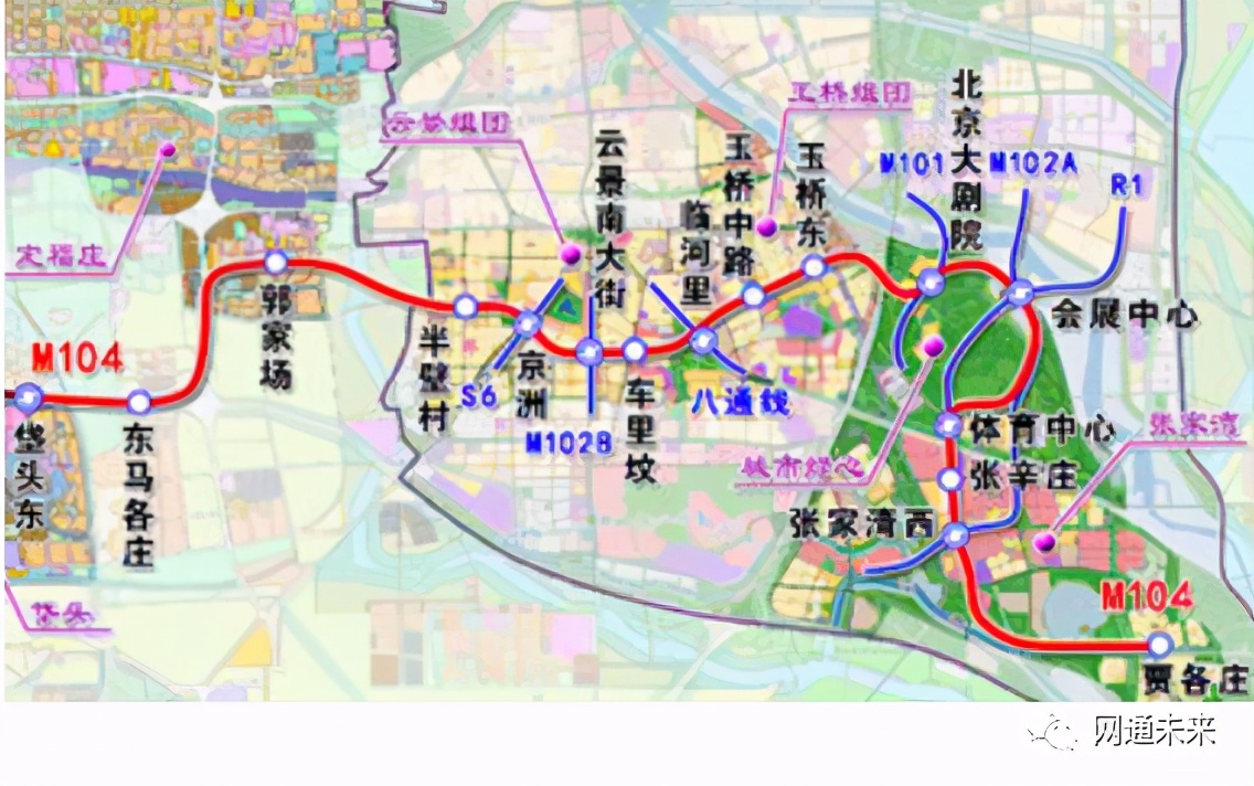 通州地铁规划图最新图片