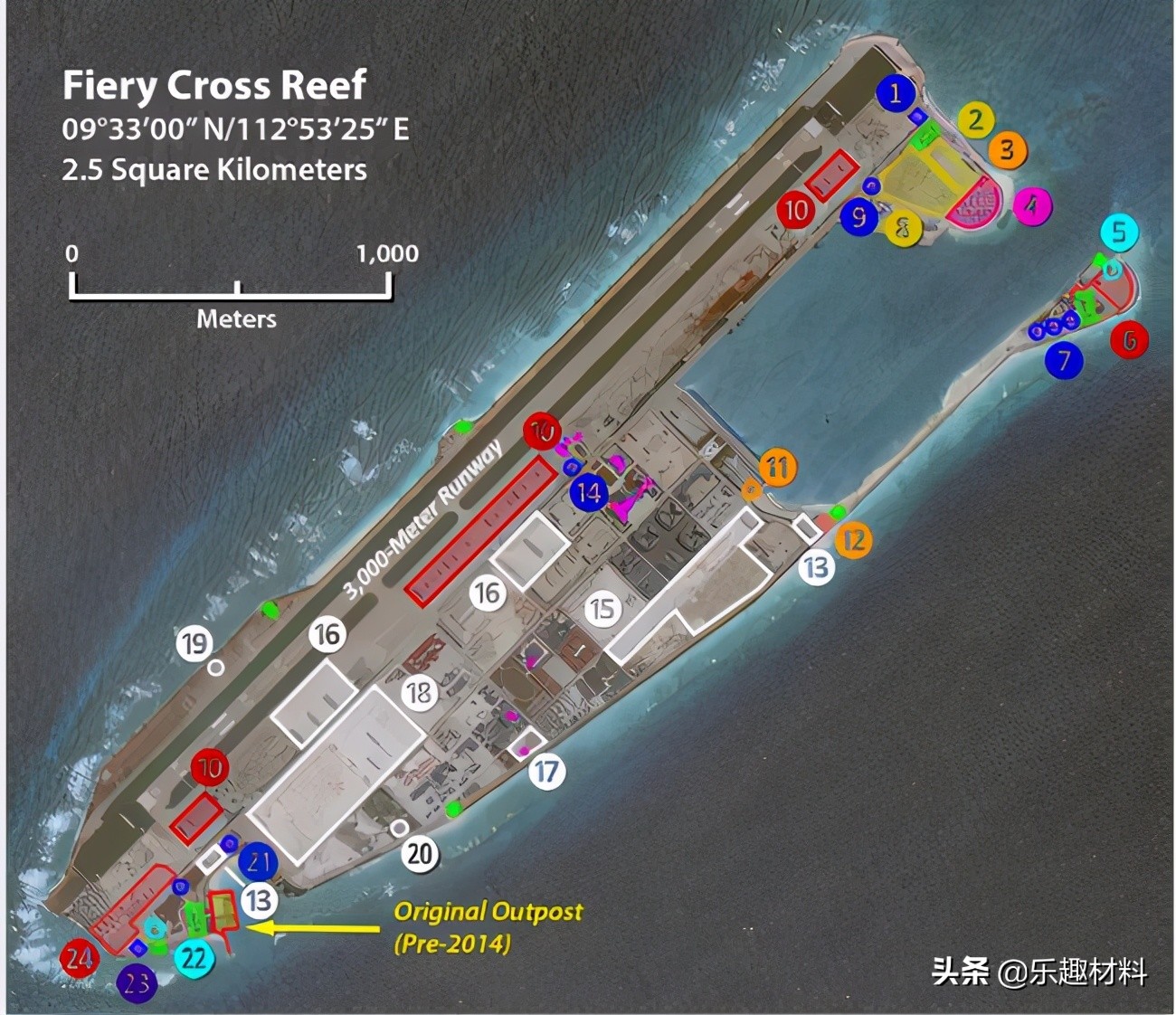 異常強大 美國南海軍力報告發布的中國南沙三大島 樂趣材料 Mdeditor