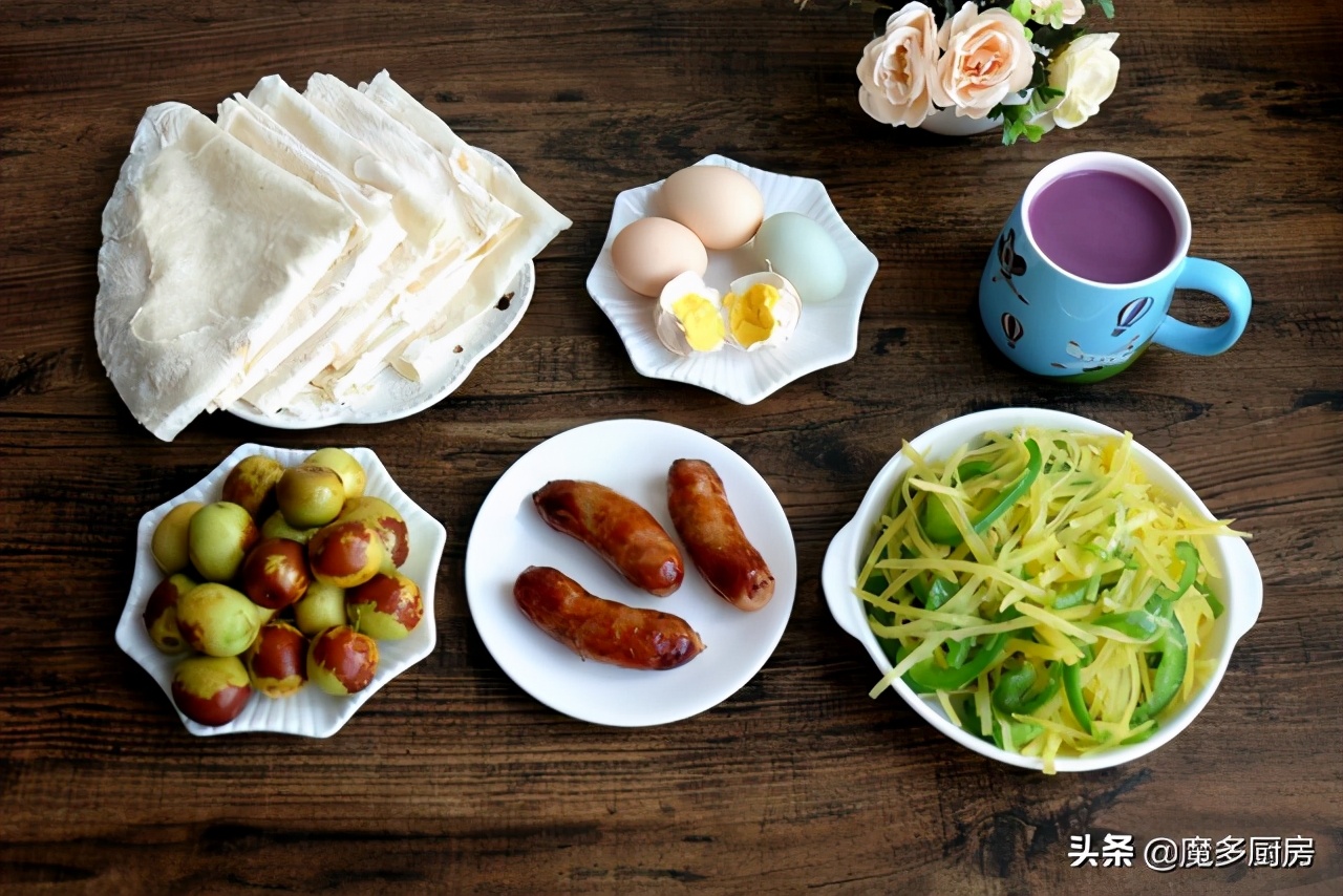 Sharing the same breakfast recipes seven days a week, simple and delicious home-cooked taste, make yourself more delicious