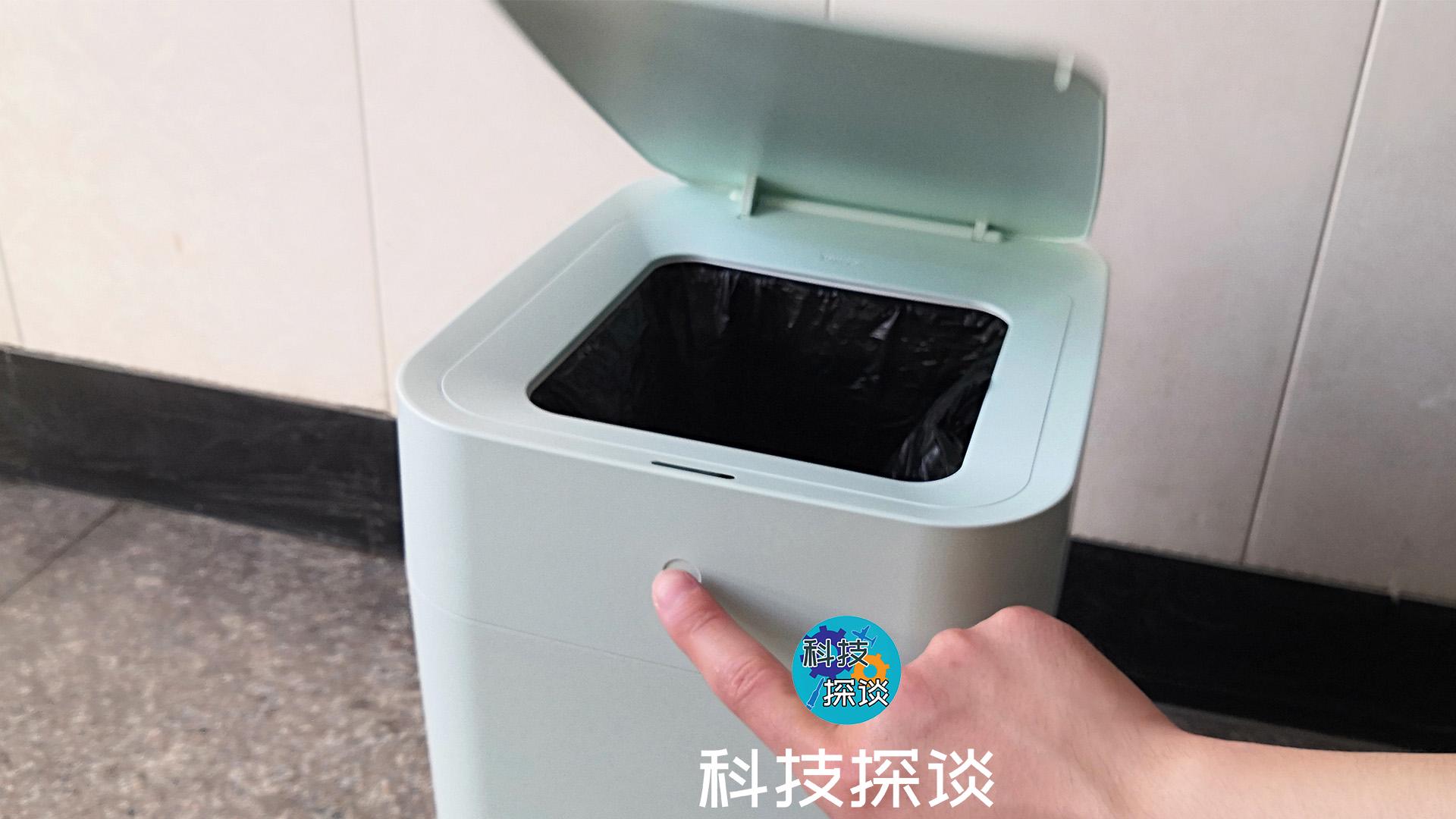 自動打包，優(yōu)雅的套垃圾袋，拓牛T1垃圾桶助力垃圾分類