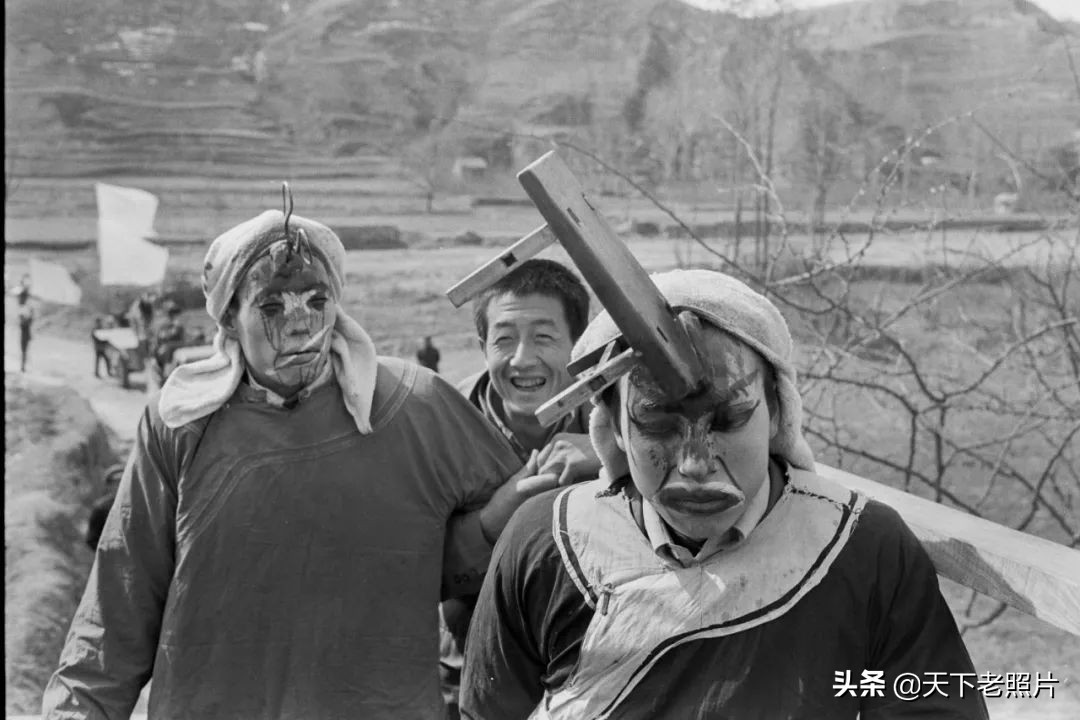 90年代陕西宝鸡农村地区老照片，凤翔千阳一带的农民生活百态