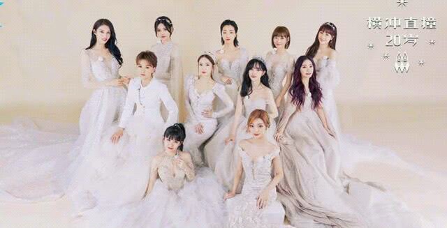 “火箭少女101”闺蜜婚纱照，犹如一群仙女下凡