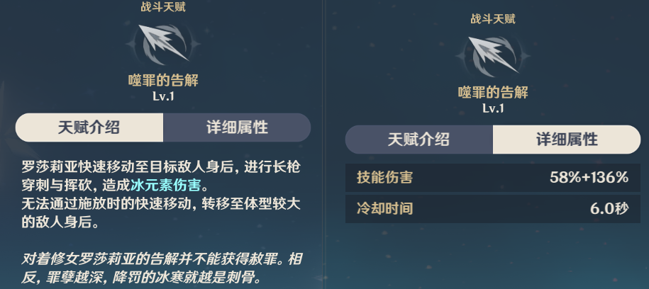 原神罗莎莉亚角色分析养成材料圣遗物阵容搭配攻略