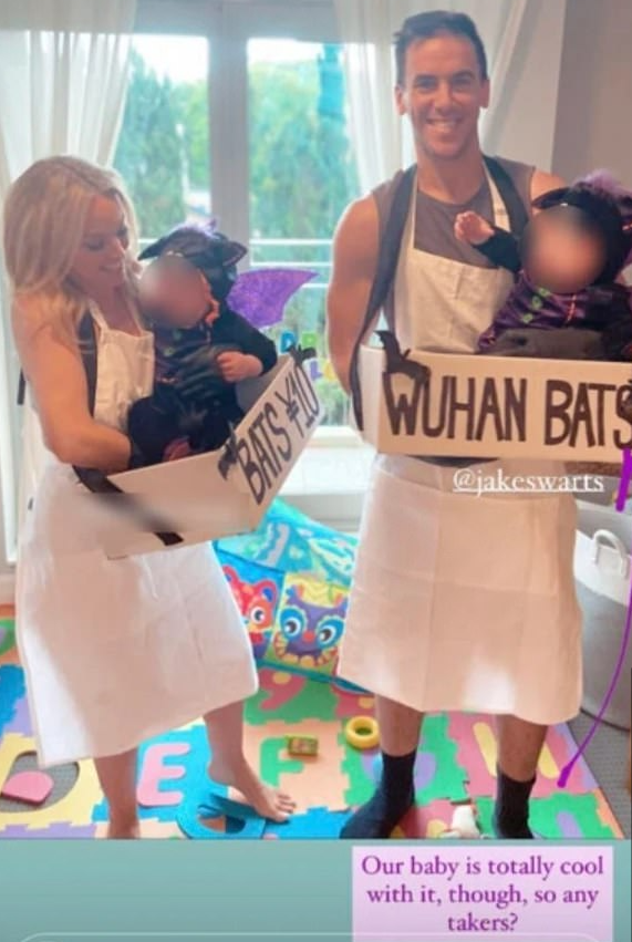 澳洲女主持将婴儿扮成蝙蝠，称“兜售武汉蝙蝠”，网友：简直无耻