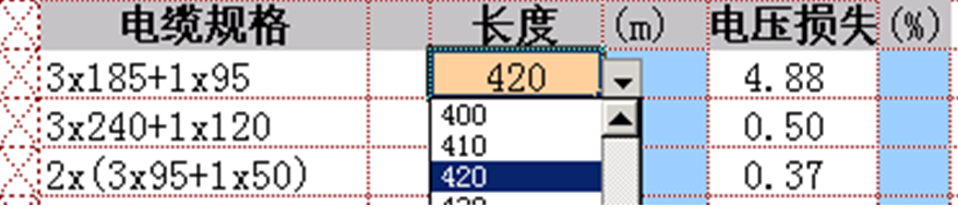 利用Excel提高設(shè)計(jì)工作的效率：針對(duì)電纜截面選擇的自動(dòng)化表格