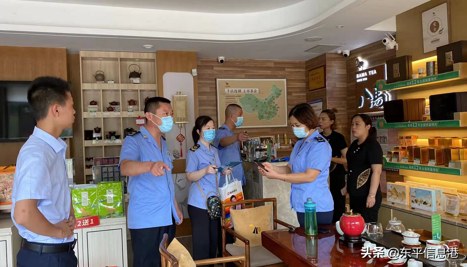疫情防控不放松 市场监管工作忙