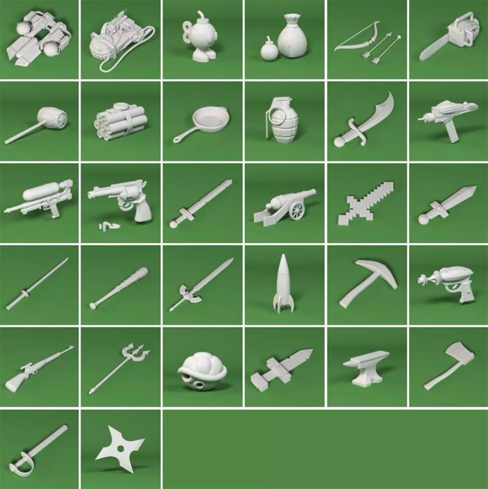 送你C4D三维模型素材：700套C4D三维模型素材合集，彻底告别C4D难