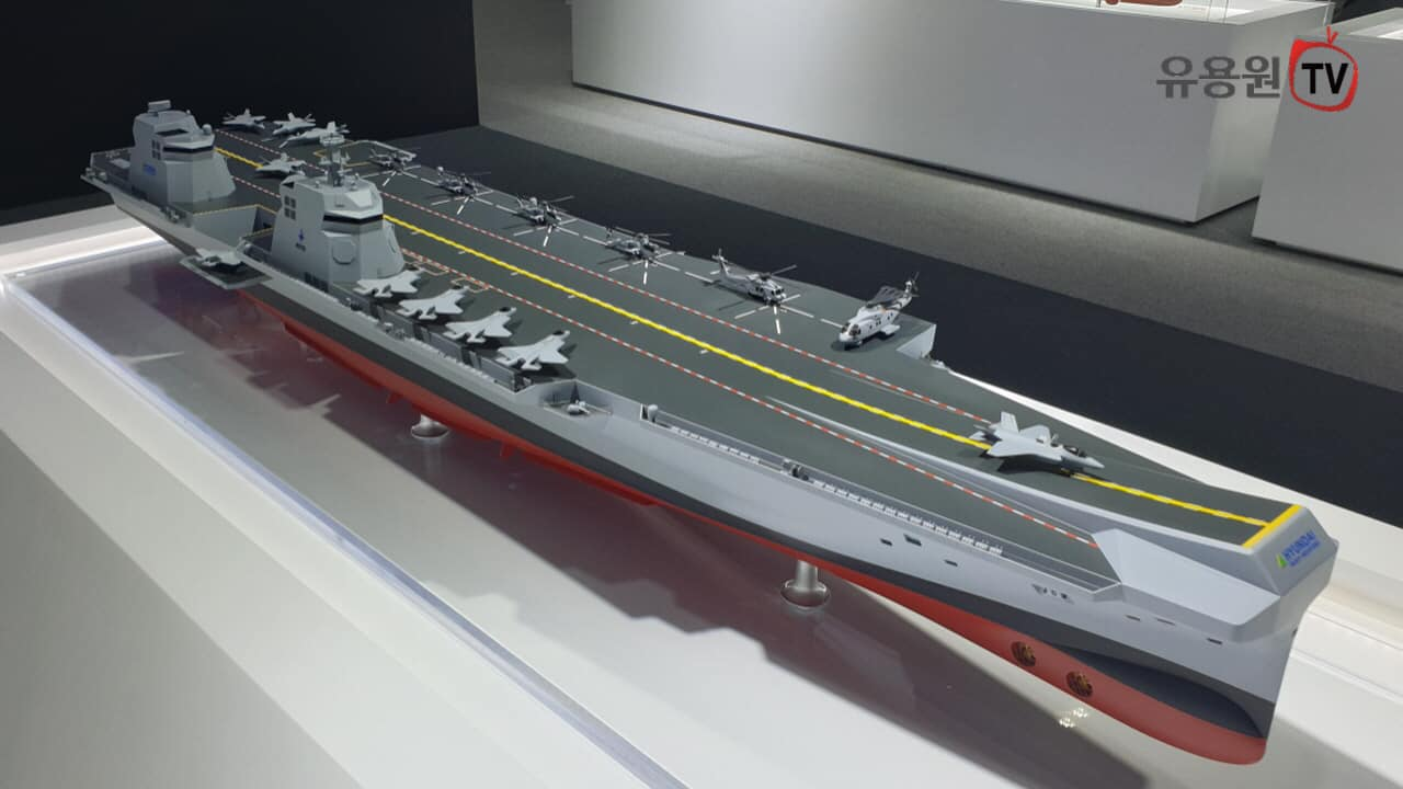 双舰岛、隐身设计，韩国新航母方案公布，伊丽莎白女王级：太业余