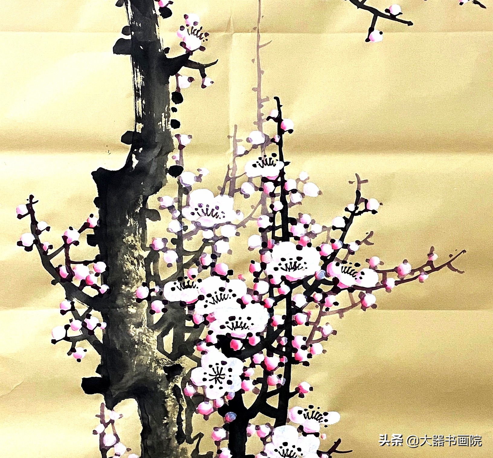 国画梅花教学100讲 画师教你一技巧 如此简单易学 资讯咖