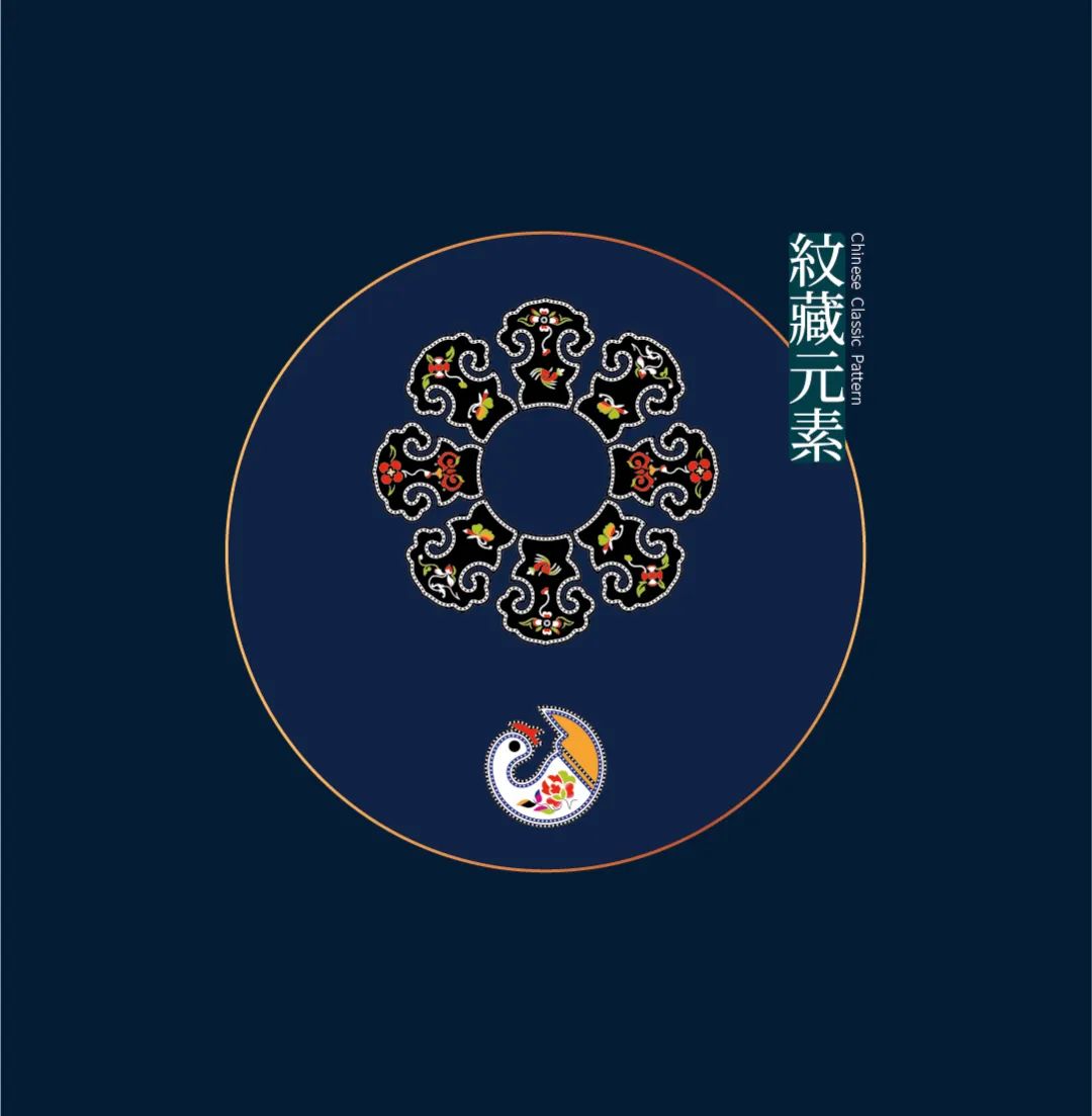 好看！中国古典服饰-云肩纹样图案之美