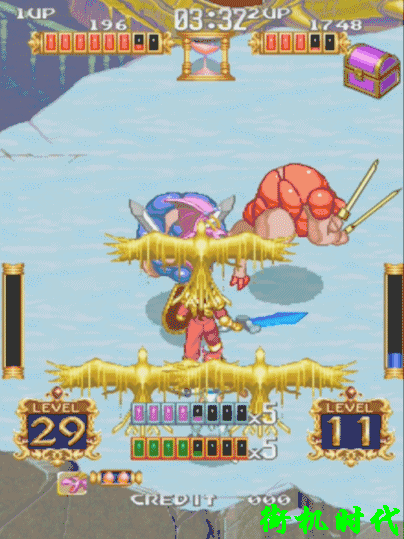 街機游戲特效滿分的必殺技，果然布料越少威力越大