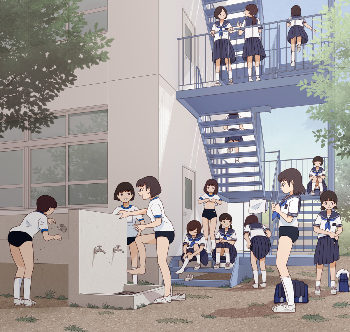 日本畫師筆下的「青春期」，熱評卻是：太日本了！高中生才不這樣