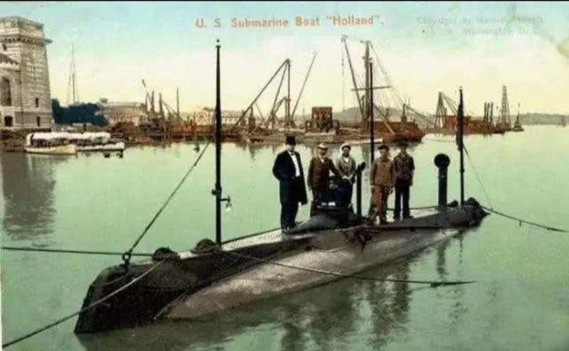 潜艇的先驱者——“霍兰”号，美国海军第一艘
