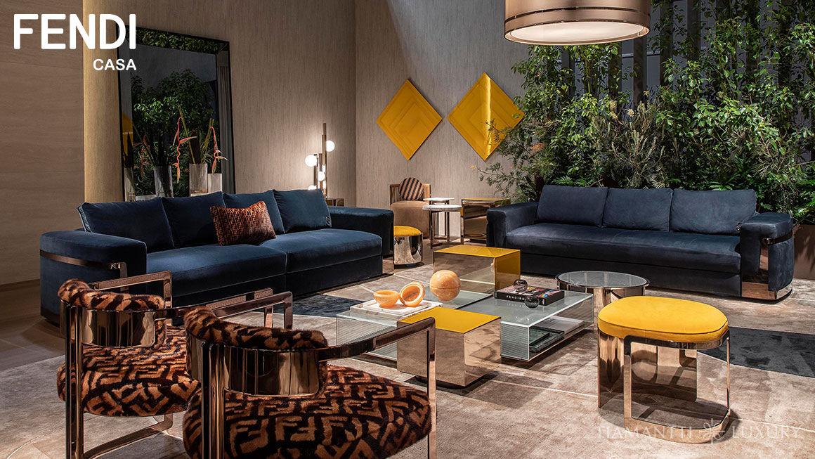 FENDI CASA布藝進口沙發品牌