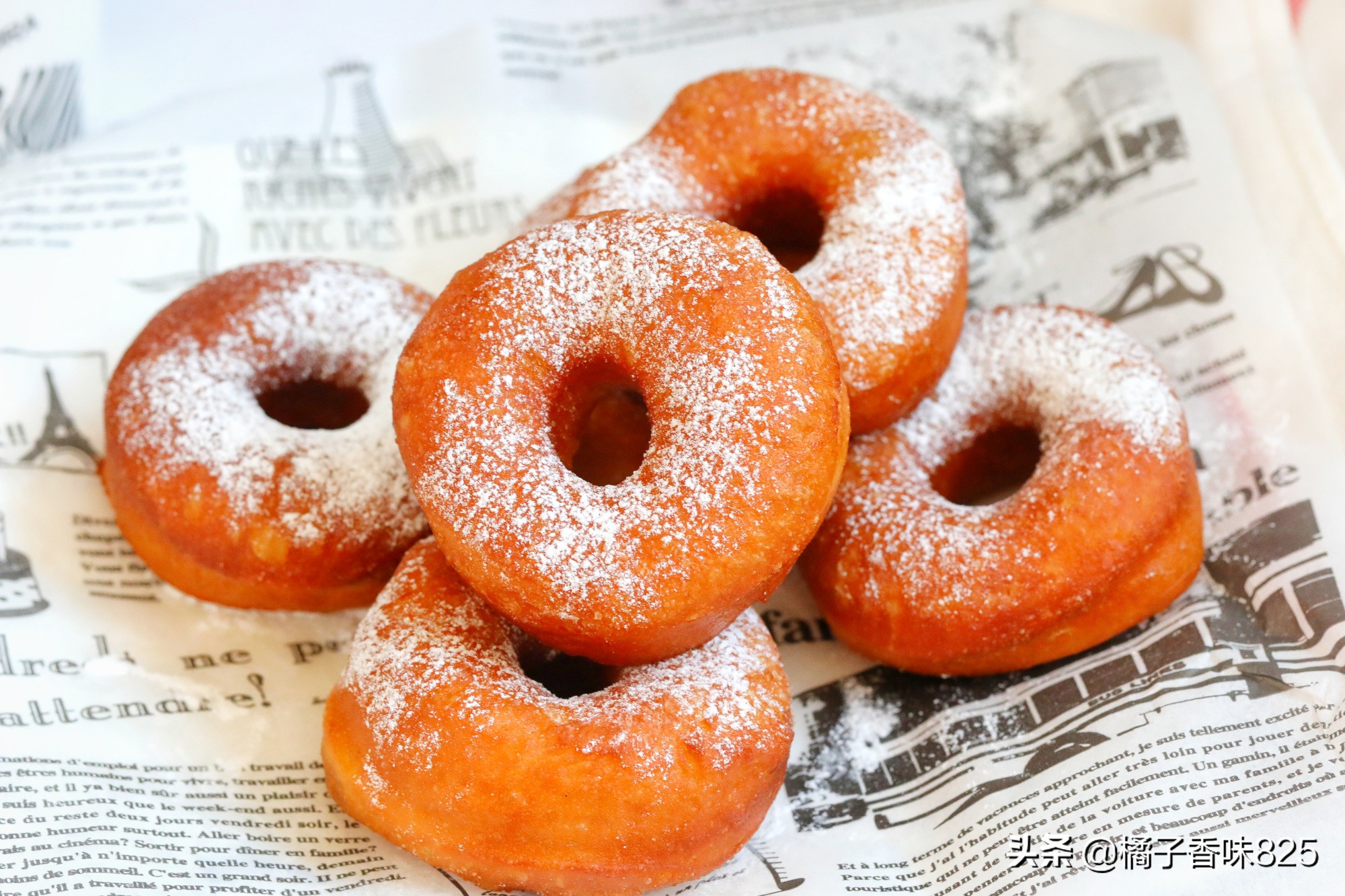 甜甜圈在家做，告別點外賣，蓬鬆酥軟吃起來就收不住嘴，太簡單了