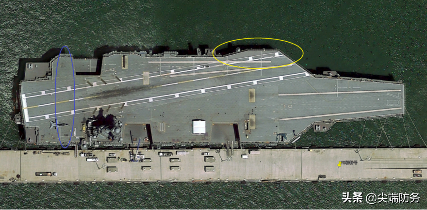 基本上可以确定003航母飞行甲板的宽度将超过美国福特级(图3) 基本上可以确定003航母飞行甲板的宽度将超过美国福特级