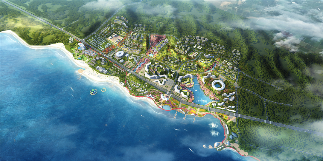 防城港市大健康和文旅产业重点项目威壮·滨海文旅康养项目开工