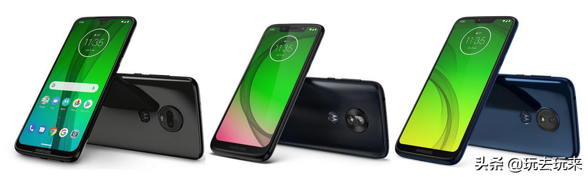摩托罗拉手机新发布三款G7系列产品“流海”屏型号