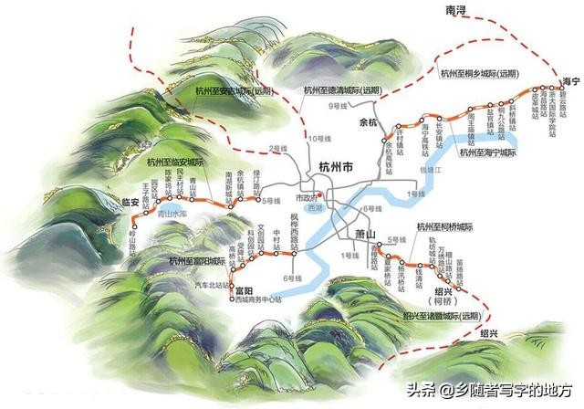 2020中国最新行政区划——浙江省杭州市