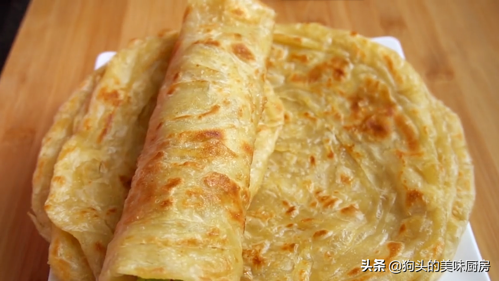 手抓餅家常做法，不用揉麵，外酥裡軟，和外面賣得一樣好吃