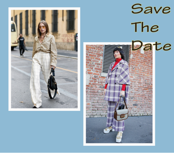 复古风今年强势来袭，款式百搭的格纹裤“卷土