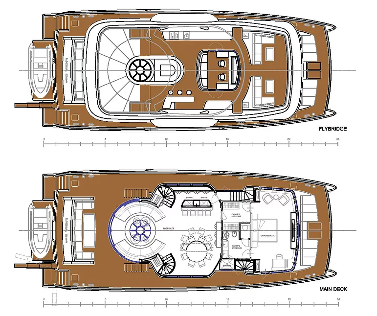 土耳其游艇品牌Licia Yachts发布24米动力双体探险概念游艇