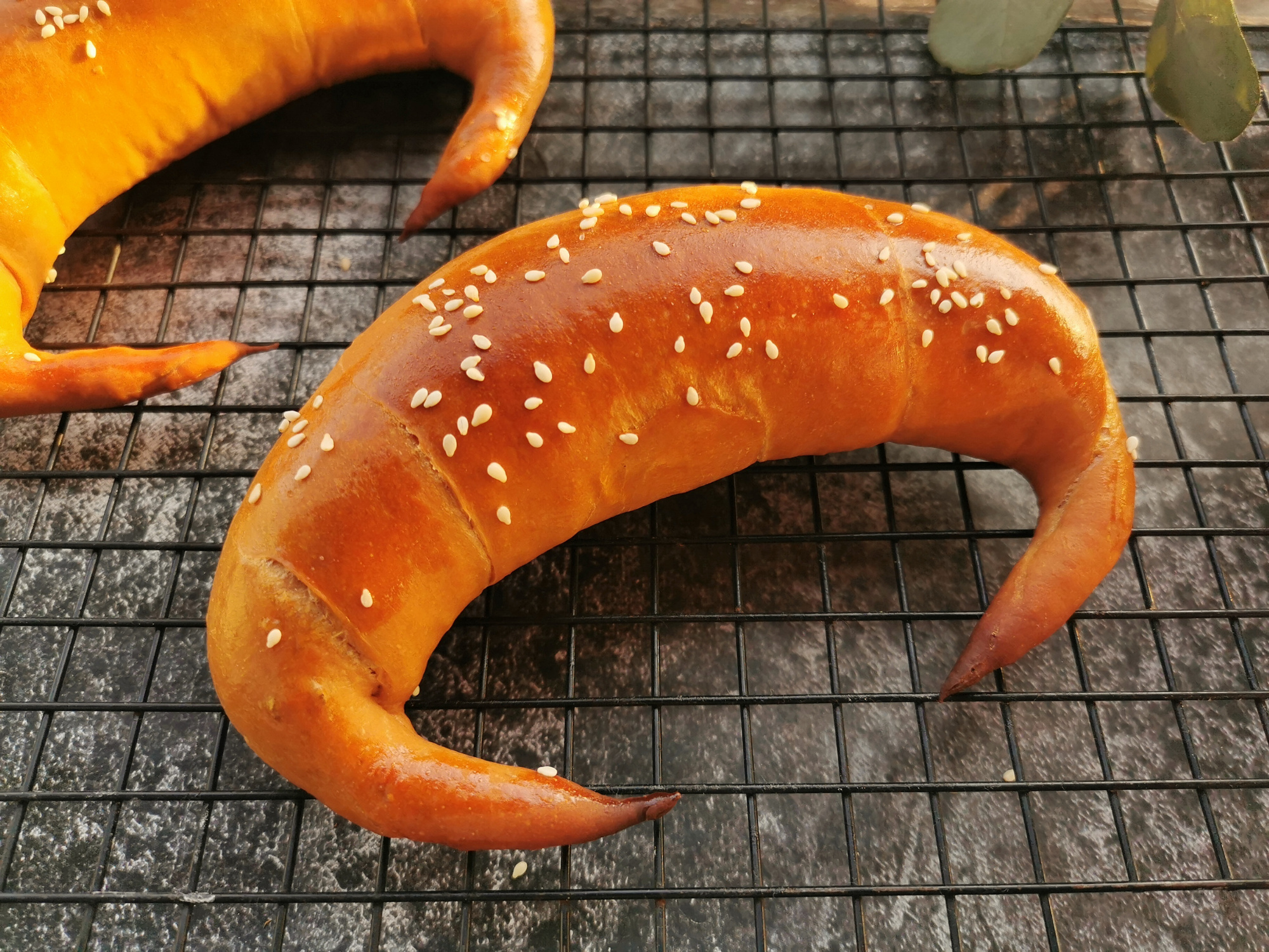 用了幾十次的牛角麵包配方，柔軟拉絲，放3天不會硬，比買的好吃