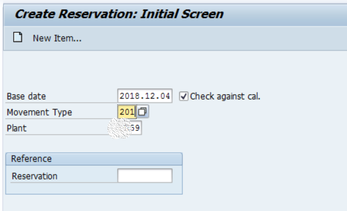 SAP MM 预留单据里的Base date和需求日期