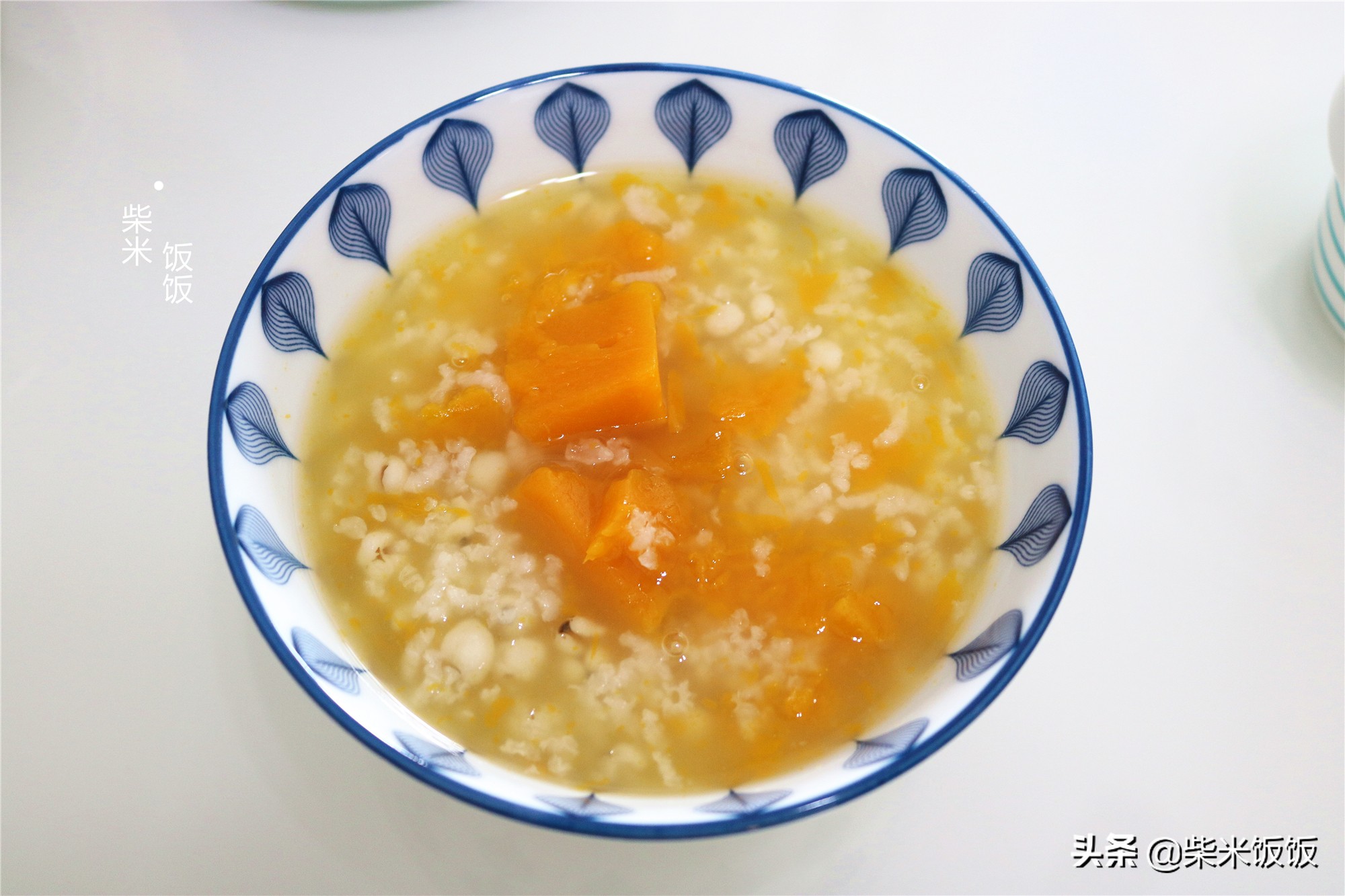 立秋前后多喝薏米粥，和南瓜一起煮，热量低，清甜滋润更好喝