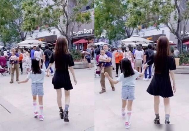 贾乃亮和李小璐离婚后首同框，抱甜馨相当宠溺，对李小璐爱答不理