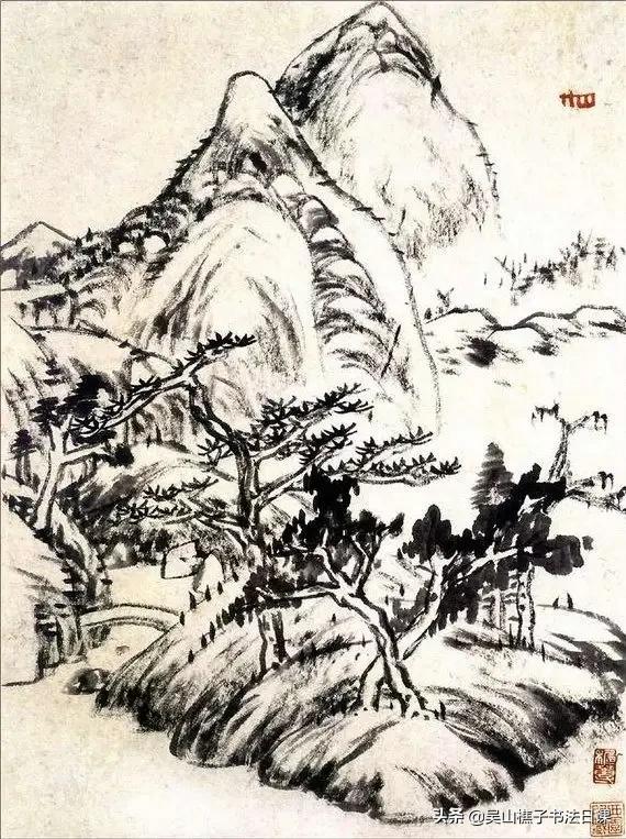 八大山人山水画