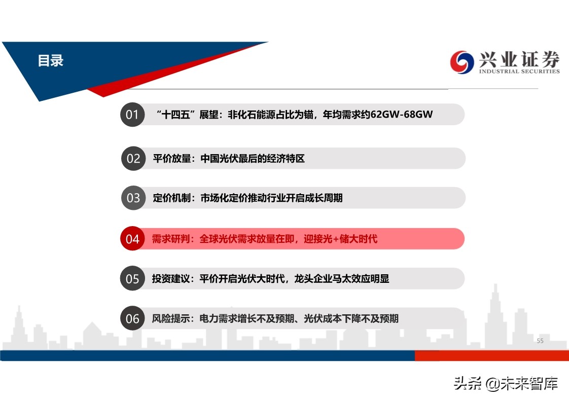 光伏行业投资策略：平价开启光伏大时代，龙头企业马太效应明显
