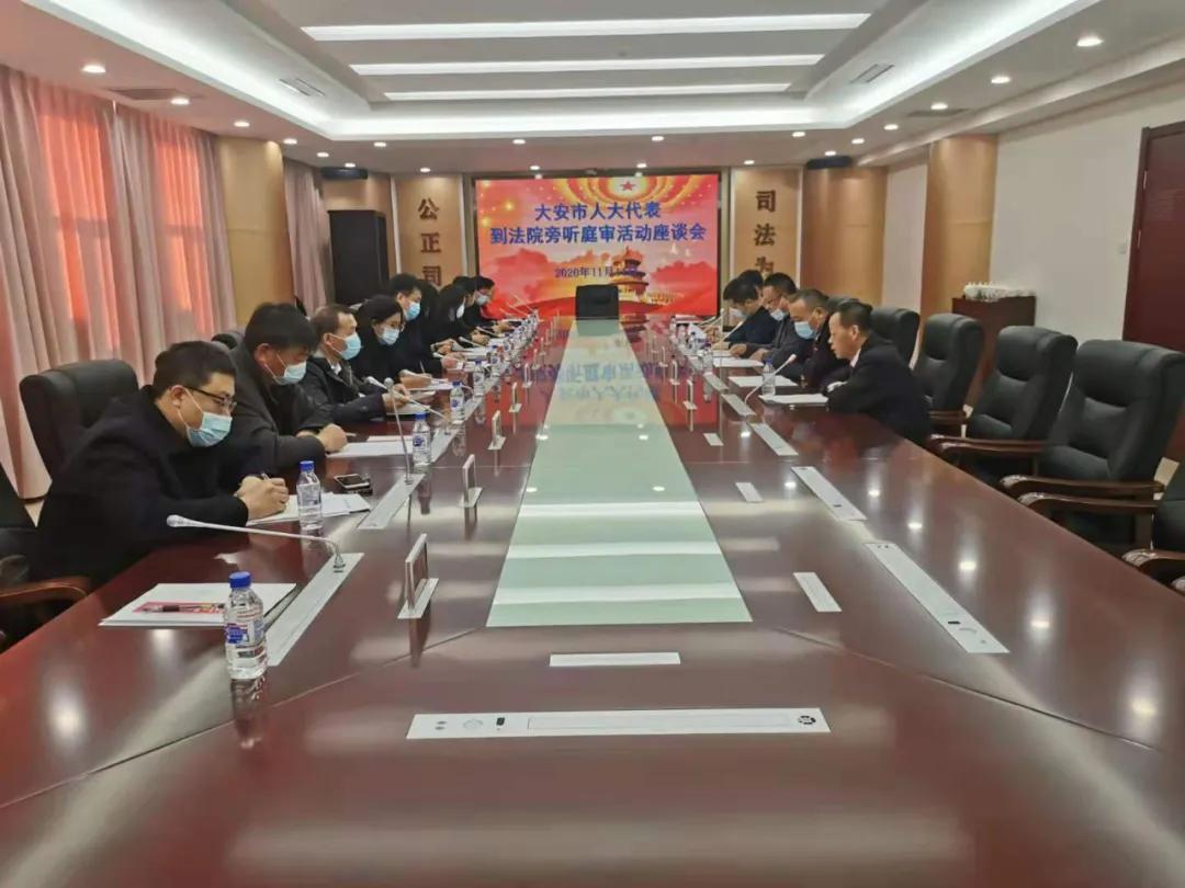 大安法院：邀请人大代表视察工作，增强公开透明度