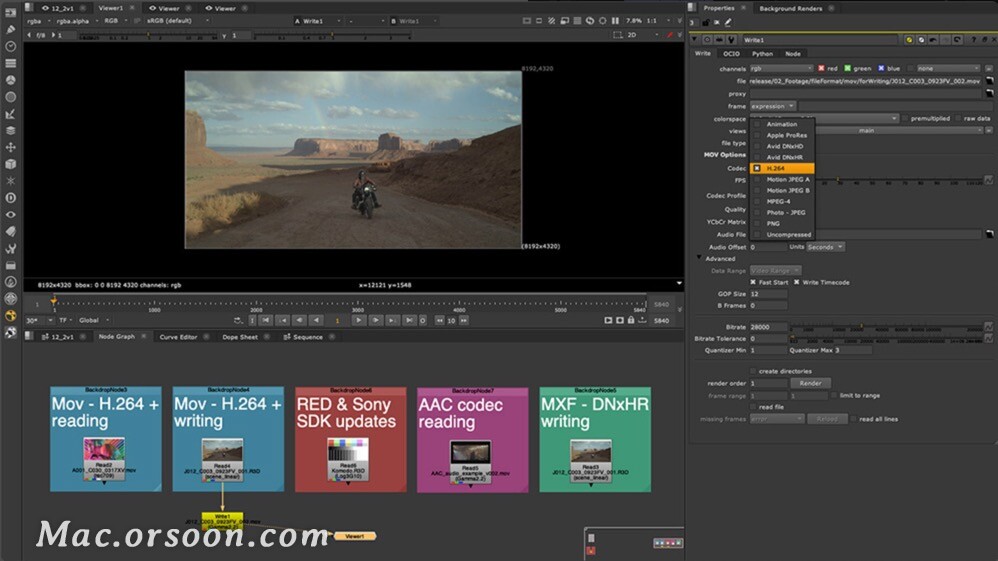 Video post synthesis software Nuke 13 for Mac (support m1) v13.0v3