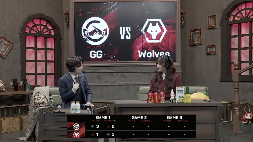 第五人格2021IVL夏季赛常规赛GG vs Wolves 第一局