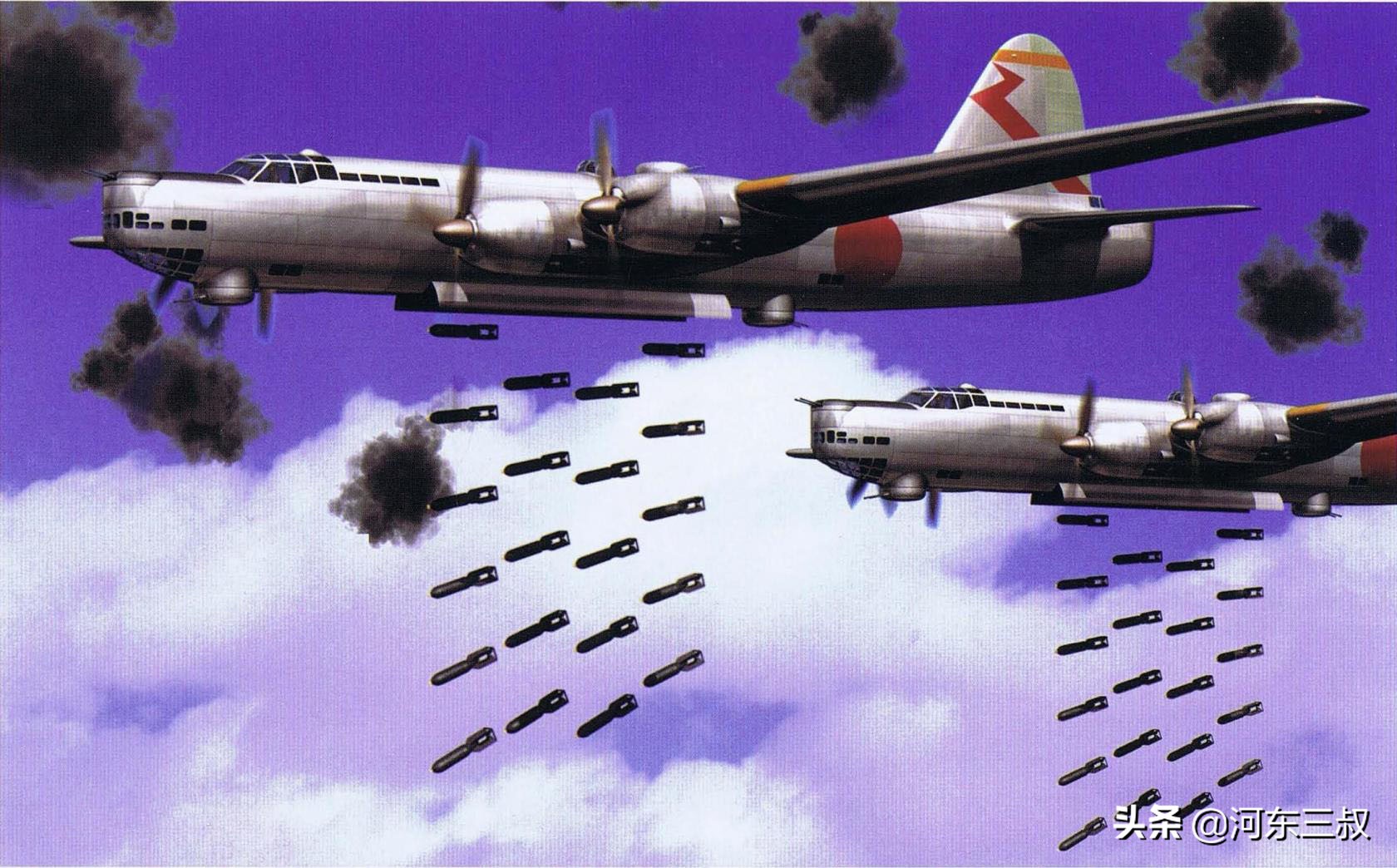 川崎Ki-91，用于向美国本土投掷原子弹的重型轰炸