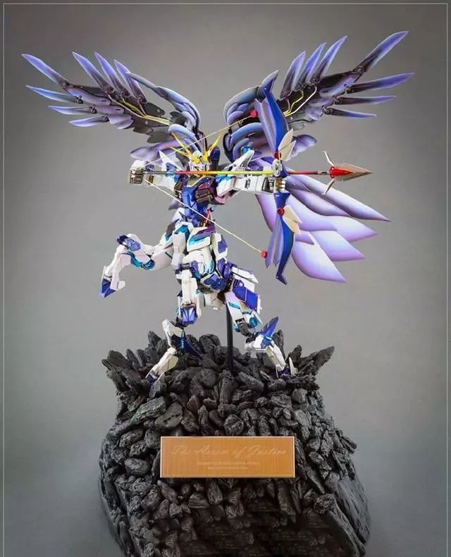 Unicorn Gundam mix and match Wing Gundam Wings backpack transformation