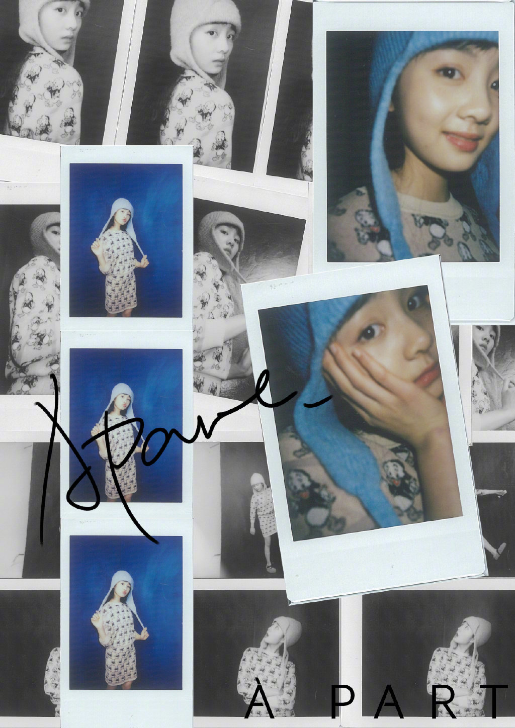 黄多多首组个人大片，复古雀斑妆终于不苦相，