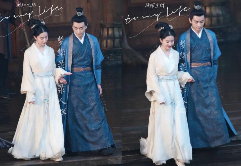 Liu Yifei and Chen Xiao were photographed secretly, this picture is too ...
