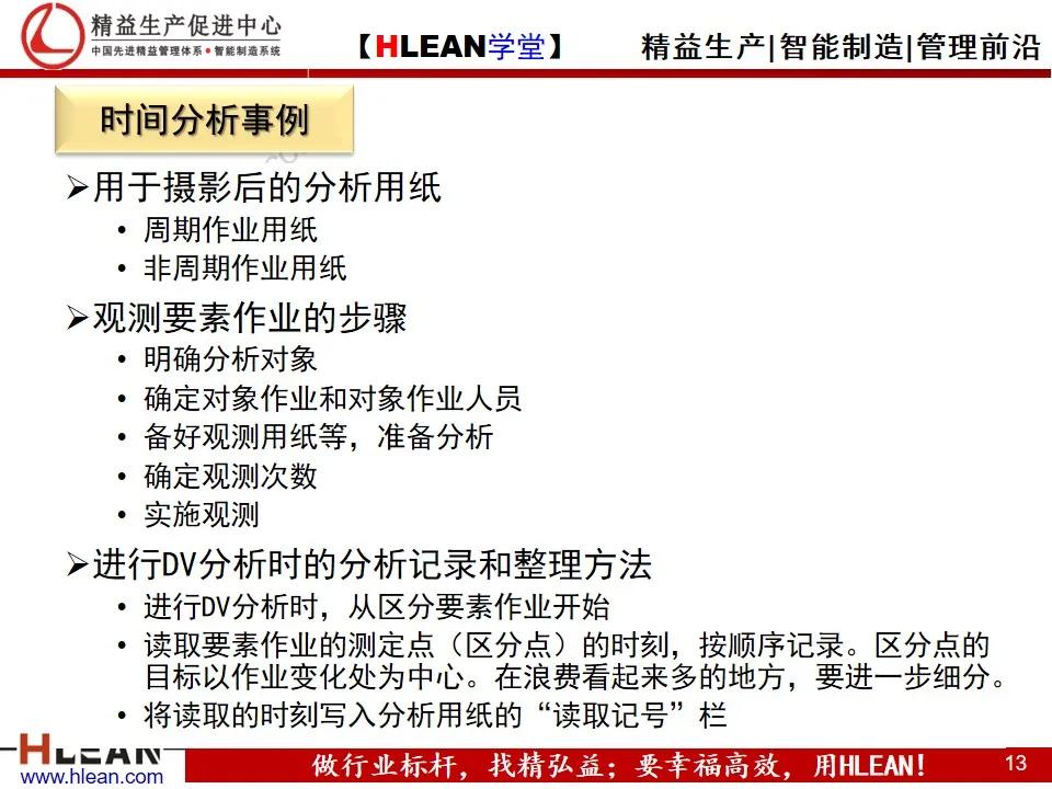 「精益学堂」TPS—丰田生产方式系列课程（七）