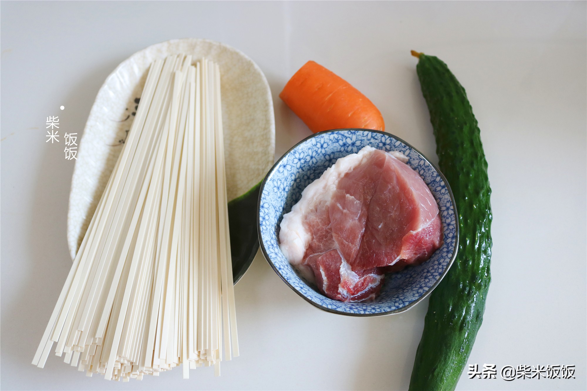 巨好吃的炸酱面，只要家常调味料，做法简单，夏天吃正合适