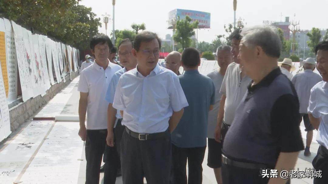 郸城：丹青写意颂党恩 翰墨传情书伟业