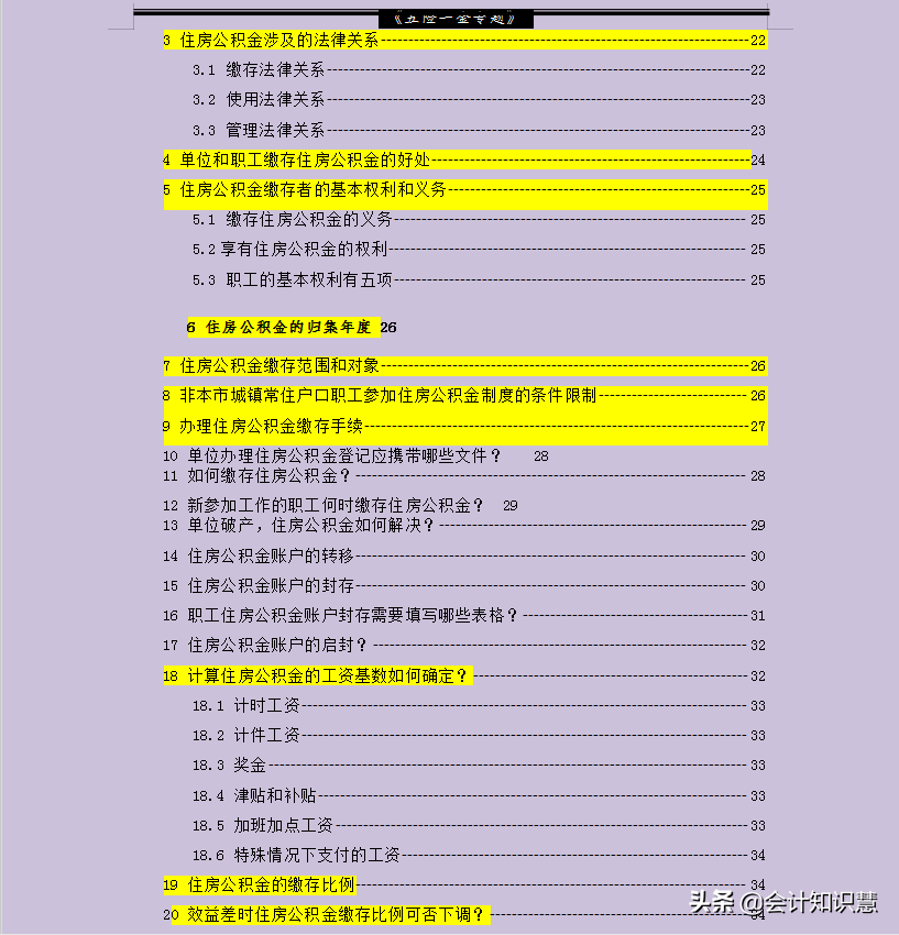 连财务主管看了都点赞，173页五险一金专题讲解，看了都说好 第5张