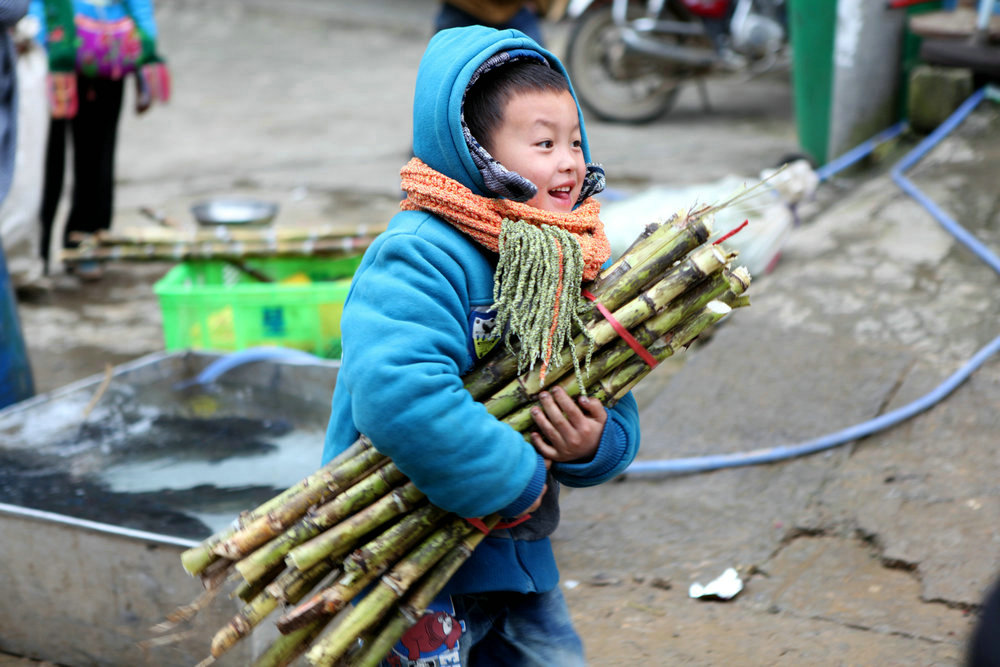 广西沿边公路的最后一个圩场：那坡弄合村 广西,沿边,公路,最后,最后一个