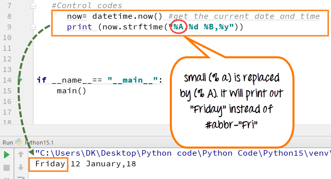 DAY6-step6 Python DateTime, TimeDelta, Strftime(Format)