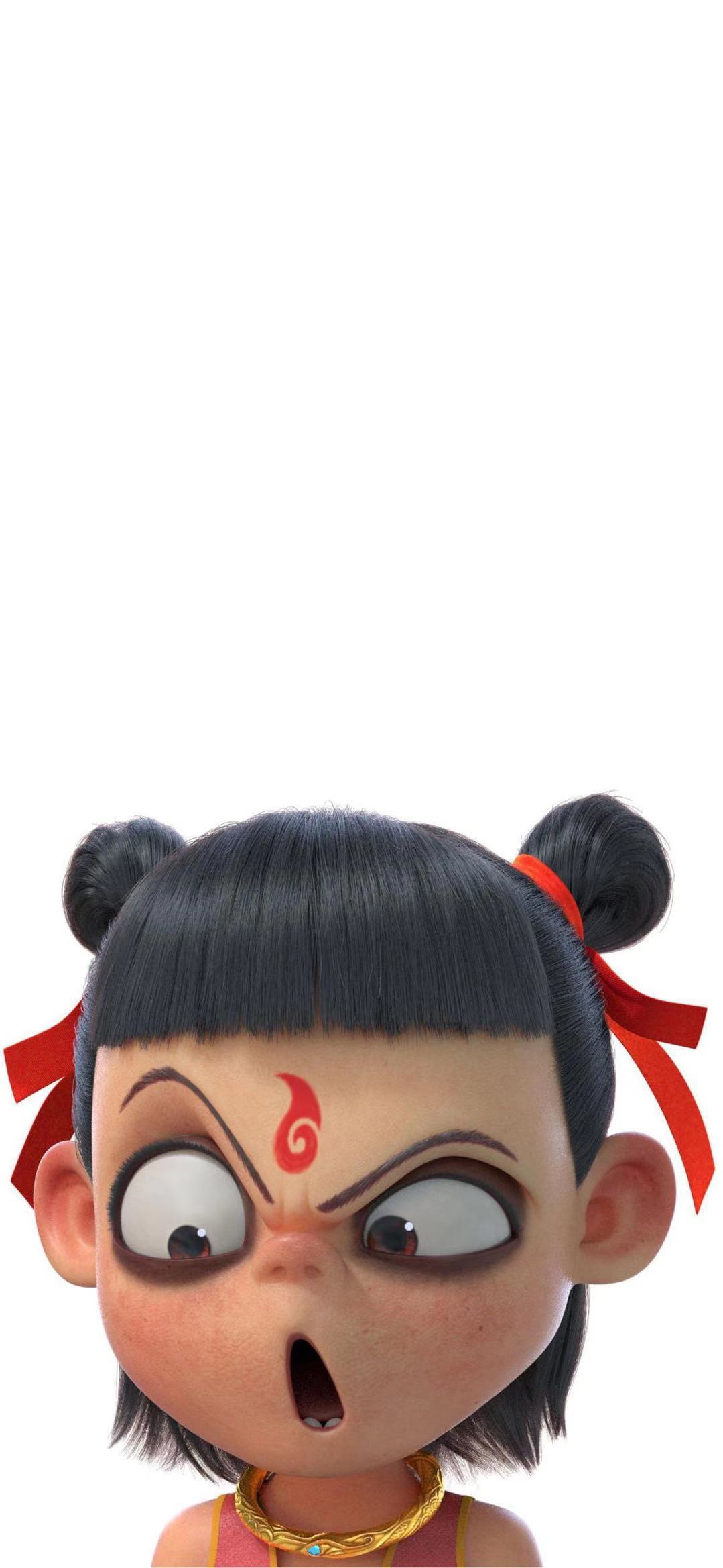 哪吒：高清面部表情，做手机屏保超赞，喜欢记得加关注哦