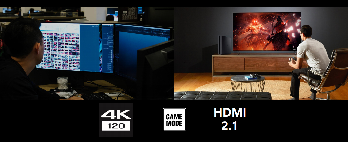 8K及4K 120FPS+HDR首秀！索尼电视玩游戏都这么猛