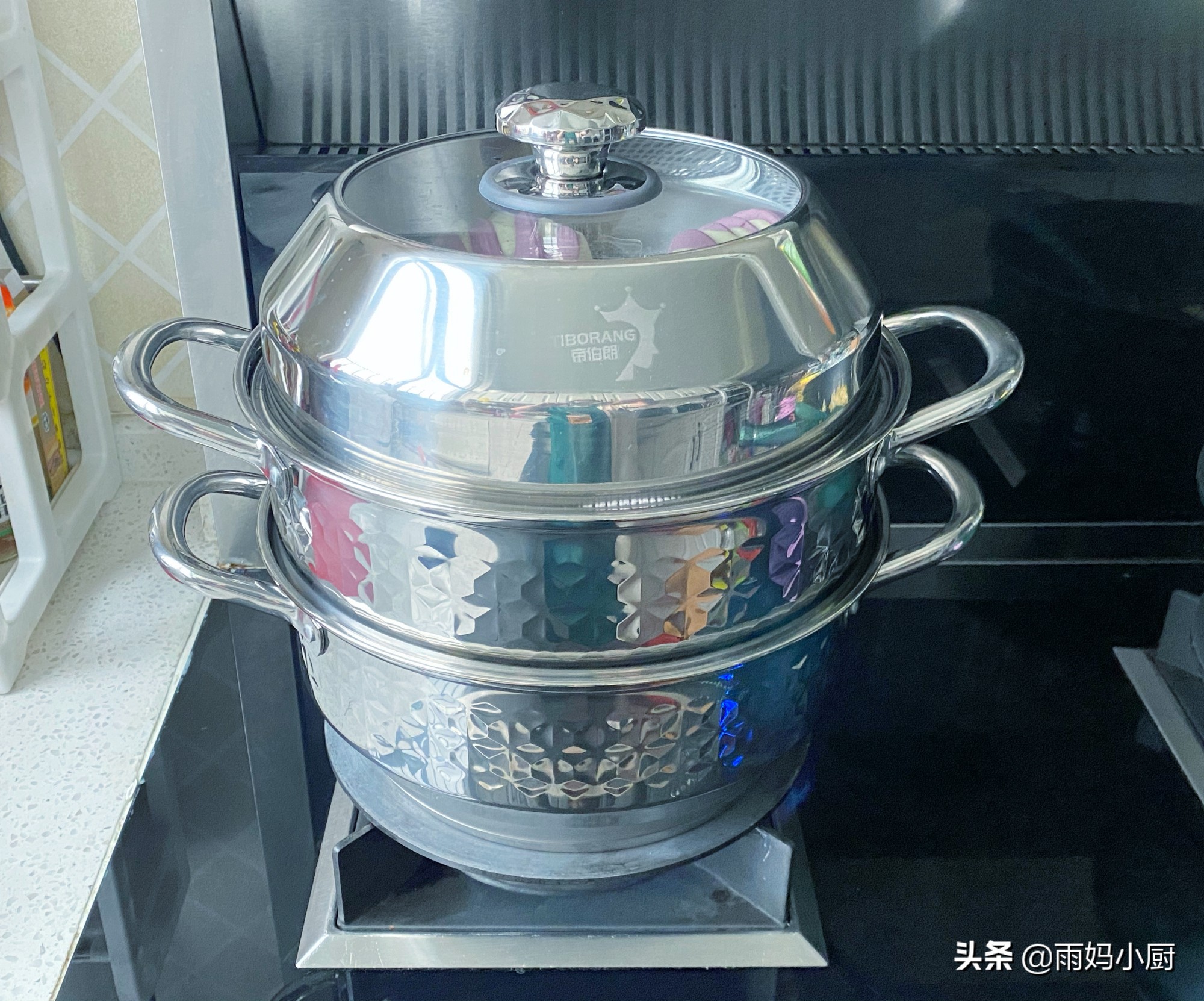 3分钟学会，1次发酵双色奶香馒头，白胖松软好吃又好看