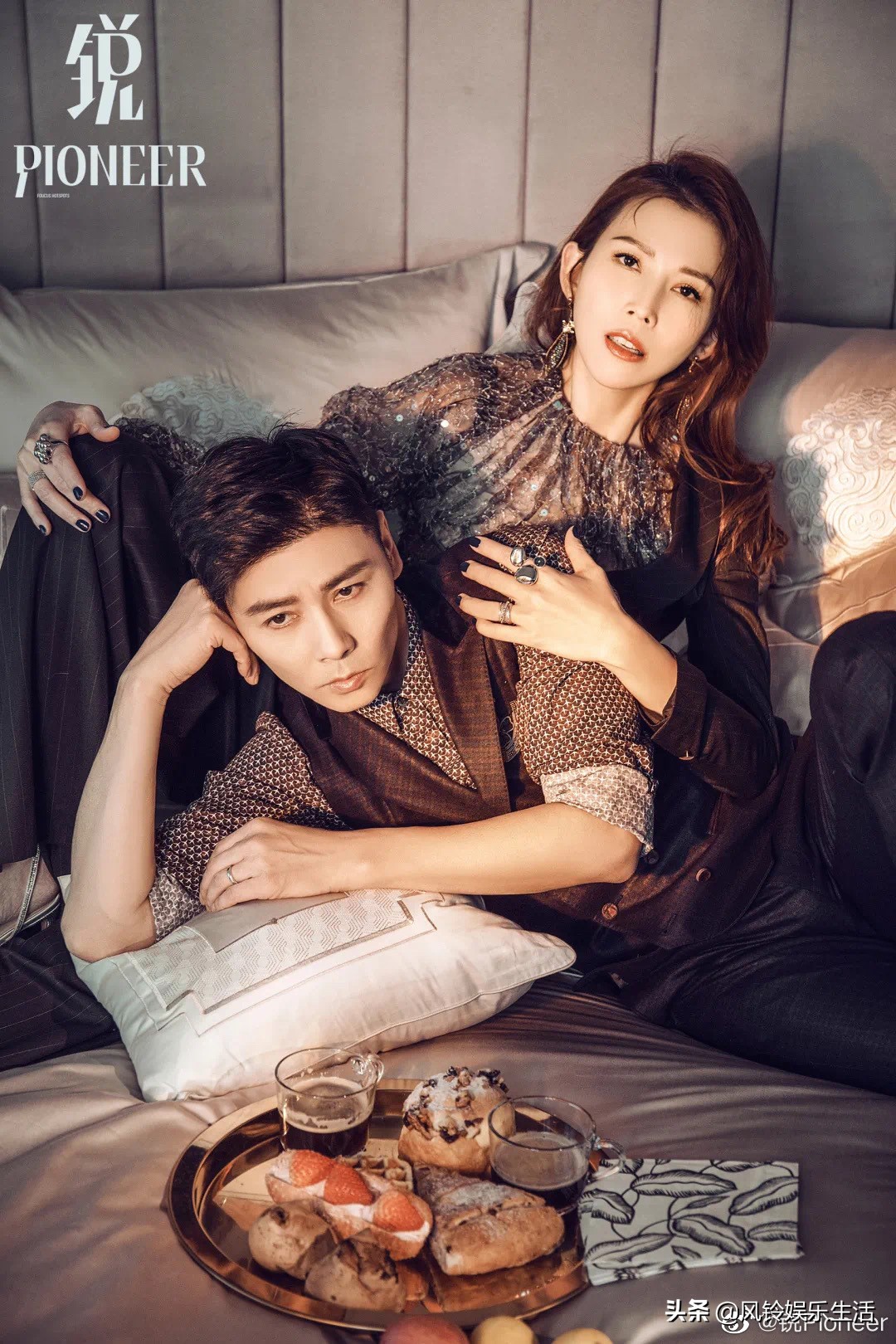 夫妻|蔡少芬张晋夫妻合体拍大片 真正的爱情是你眼中有我我也有你