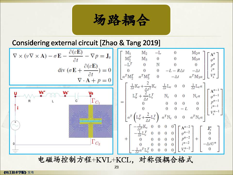 武汉大学赵彦普教授：强稳定高精度低频电磁场有限元方法及应用